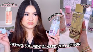 VS PINK JUST DROPPED A NEW GLAZED COLLECTION ✨🍨 FIRST IMPRESSIONS REVIEW [upl. by Concha]