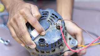 How To Wiring Valeo Alternator Wiring  2 Pin Alternator Wiring Kaise kare [upl. by Levine]