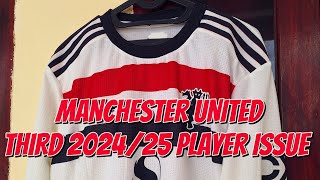 RETRO MEWAH  REVIEW JERSEY MAN UNITED THIRD 202425 PLAYER ISSUE  GO 🔥🔥🔥 [upl. by Asillem]