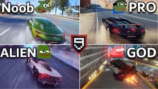 ASPHALT 9 LEGENDS  NOOB VS PRO VS ALIEN VS GOD PT  13 [upl. by Ribble]