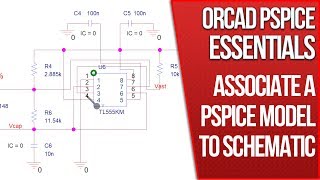 Connecting a PSpice Model to a Schematic StepbyStep Guide  Tech Ed Kirsch [upl. by Fine]