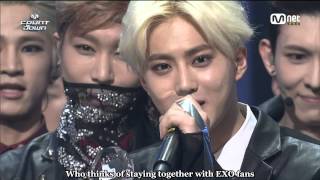 Eng Sub 140515 MCD EXO Suho Winning Speech [upl. by Roth]