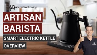 Artisan Barista Smart Electric Coffee Kettle Review [upl. by Aneekat408]