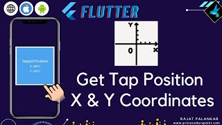 Flutter Get Screen Tap Position X amp Y Coordinates using GestureDetector Widget [upl. by Falzetta]