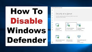 How To Permanently Disable Windows Defender amp SmartScreen  Windows 10 Security [upl. by Godbeare]