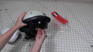 How To Replace The Visor On A Motorcycle Helmet [upl. by Homerus]