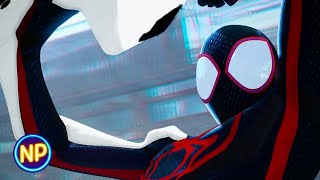 Miles Helps His Dad and Fights The Spot  SpiderMan Across the SpiderVerse 2023  Now Playing [upl. by Neumann]