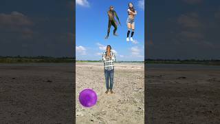 Phutbaal To girl  gorilla dance shortvideo viral video shortsfeed shortmagic vfxvideo vfx [upl. by Enelyahs]