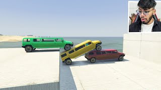 Car  Car Challenge 988789 People Become Crazy in This GTA 5 Race [upl. by Onin530]