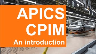 APICS CPIM Production and Inventory Management course [upl. by Ahsyad]