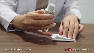 Asthma Inhalers How to use a Respimat [upl. by Namijneb]