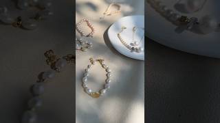 Shining in the sun pearl jewelry collection vanessalotusjewelry handmadejewelry pearljewelry [upl. by Mellette]