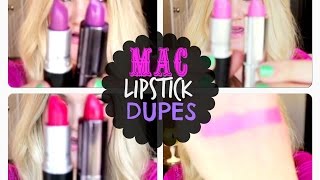 ★ 34 MAC LIPSTICK DUPES DRUGSTORE DUPES★ [upl. by Salter]