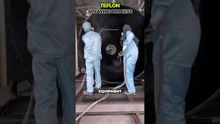 Teflon Spraying Process shorts [upl. by Yelnahs]