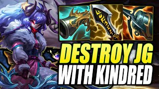 Crit Kindred Dominates The Jungle After The Crit Buffs J4 Had no Chance [upl. by Aleahc]