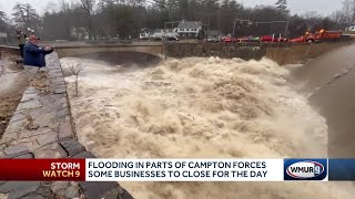 Flooding in parts of Campton forces some businesses to close for day [upl. by Alarise]