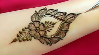 New stylish front hand mehndi design  Mehndi ka design  mehndi design  mehndi  mehandi [upl. by Eibrad]