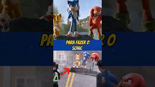 Como fizeram o Sonic nos filmes sonicthehedgehog sonic sonic2 [upl. by Ait]