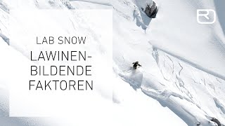 Lawinengefahr Die lawinenbildenden Faktoren – Tutorial 217 Deutsch  LAB SNOW [upl. by Nitnerb756]