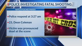 Natchitoches police investigating fatal shooting [upl. by Pegasus]