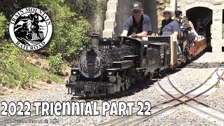 Riding The Rails At Train Mountain Railroad 2022 Triennial Adventure  Part 22 [upl. by Ejroj]