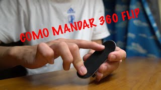 Como mandar 360 flip no Fingerboard  Skate de dedo [upl. by Auoy]