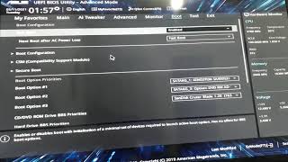 uefi bios utility ez mode pc liga e fica travado na tela da bios Resolvido [upl. by Sackville]