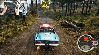 Alpine A110 1600S 1973  EA Sports WRC 23 PC  Logitech G29 Gameplay [upl. by Shere]