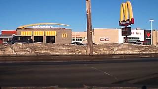 Crazy Driving Down Town Bathurst New Brunswick Canada [upl. by Tepper459]