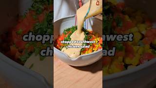 Chopped Southwest Chicken Salad mealprep highproteinrecipe [upl. by Noletta839]