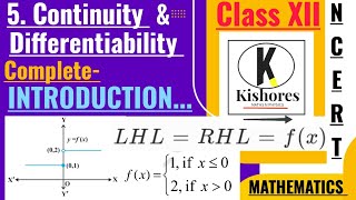 Continuity And Differentiability Class 12  Introduction [upl. by Eihcir]