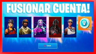 ✅COMO FUSIONAR CUENTAS DE FORTNITE [upl. by Desi365]