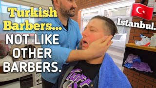 💈Asked for a shave got the NECK CRACK HEAD amp SHOULDER amp MASSAGE  Istanbul 🇹🇷 ASMR to relax [upl. by Erdnaet]