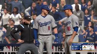 MLB 23 The Show 2024 World Series LA Dodgers at NY Yankees Game 3 [upl. by Josefina]