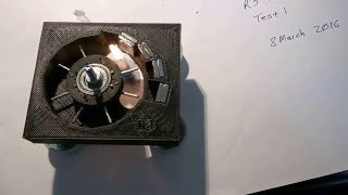 Thermomagnetic Motor R3 Test 1 [upl. by Anali]