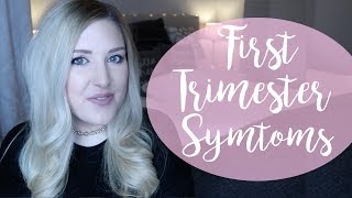 MY FIRST TRIMESTER  BLEEDING PAIN NAUSEA amp SICKNESS  PREGNANCY UPDATE  JAN 2017 [upl. by Aisatnaf]