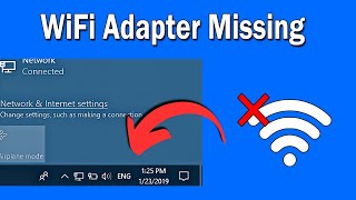 How to Fix Any Wireless Adapter Not Working Problems  Wifi Adapter Not Showing Problem Windows 10 [upl. by Beore]