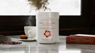 Multi Collagen Powder 5 Types Collagen Peptides Supplement  Codeage [upl. by Hum]