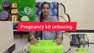 TN Govt Pregnancy Kit Unboxing vlog subscribe [upl. by Ahsirtal]