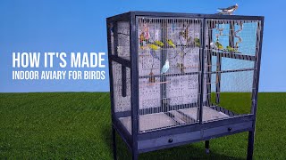 How to Build Indoor Aviary for Budgies [upl. by Liris64]