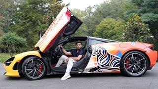 Shahid Anwar Spent 370k On Mclaren 720S For His Energy Drink Launch [upl. by Aineg370]