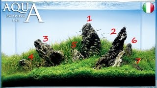 Tecniche di Aquascaping  Lezione tutorial su allestimenti acquari Iwagumi e Ryoboku Aquascaping Lab [upl. by Wedurn418]