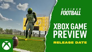 Maximum Football  Game Preview Announce Trailer [upl. by Nicholl]