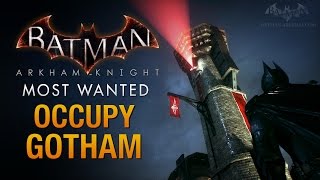 Batman Arkham Knight  Occupy Gotham Militia Watchtowers [upl. by Euqinwahs]