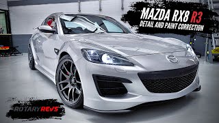 MAZDA RX8 R3  DETAIL AND PAINT CORRECTION [upl. by Neeneg]