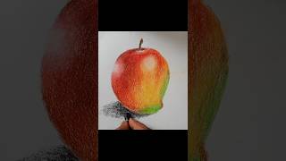 Realistic Mango drawing easyepic drawing arkaprabha shorts art [upl. by English]