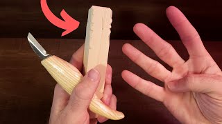 4 Basic Cuts Every Beginner Whittler Should Master  Woodcarving Basics [upl. by Drarej]