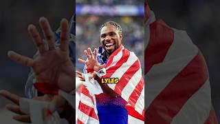 Noah Lyles Wins Olympic 100m by 0005 Seconds [upl. by Gyatt]