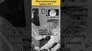 Why Hysteroscopy is done before IVF IVF treatment for pregnancy by Dr Rakshita Malik ivfjourney [upl. by Leasim512]