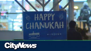 Menorah lighting ceremonies happening across the GTA to mark the first night of Hanukkah [upl. by Ativet]